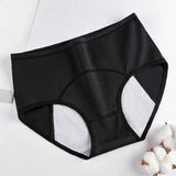Sinvera™ Plus Size 3XL–5XL Cotton Leakproof Period Panties – High Waist, Breathable & Waterproof Menstrual Underwear for Women