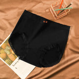 Sinvera Plus Size Breathable Antibacterial Cotton Panties – Ultra-Stretch High Waist Underwear for Women (80–150kg)