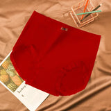 Sinvera Plus Size Breathable Antibacterial Cotton Panties – Ultra-Stretch High Waist Underwear for Women (80–150kg)