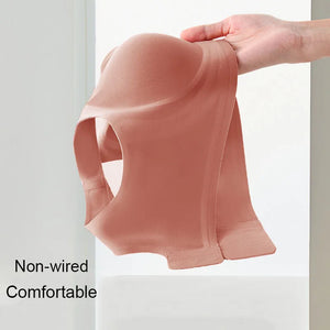 Sinvera Dikişsiz ve Desteksiz Büyük Beden Sütyen & Külot Takımı – Sarkan Göğüsleri Toparlayıcı Rahat Kalıp, M–5XL (40–120 kg)