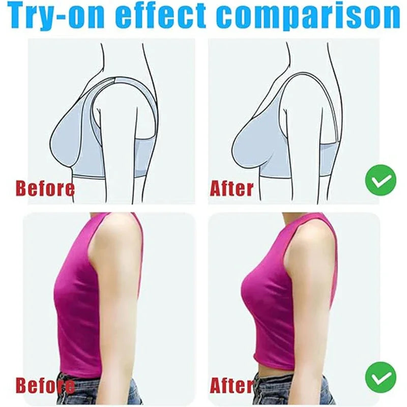 Sinvera Plus Size Deep Cup Shaping Bra – Front Closure, Full Coverage, Wireless Comfort