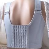 Sinvera Seamless Front Closure Push-Up Bra – Plus Size, Wireless, Comfortable Lift Support for Everyday Wear