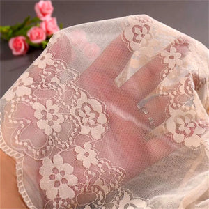 Sinvera Plus Size Lace Mesh Panties – High Waist Shaping Briefs for Tummy Control & Comfort (M-XXXL)