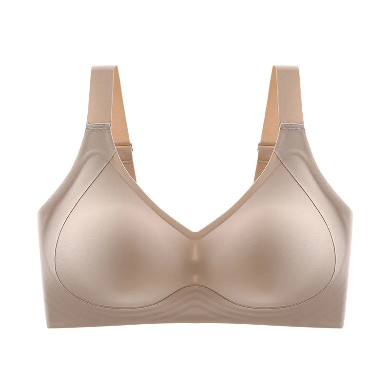 Sinvera Seamless Wireless Plus Size Bra – Ultra-Comfort Bralette for Women M to 6XL