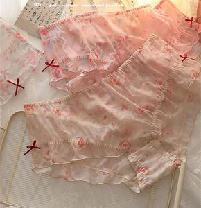 Sinvera Plus Size Ultra-Thin Lace Vintage Panties – XL to 5XL Breathable Women’s Underwear