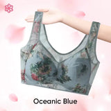 Sinvera Ice Silk Cooling Lace Bralette – Seamless, Breathable, Wireless Comfort for Everyday Wear (S-6XL)