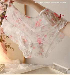 Sinvera Plus Size Ultra-Thin Lace Vintage Panties – XL to 5XL Breathable Women’s Underwear