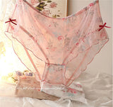 Sinvera Plus Size Ultra-Thin Lace Vintage Panties – XL to 5XL Breathable Women’s Underwear