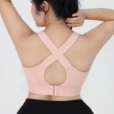 Sinvera Ultra Support Plus Size Sports Bra – 5XL High Impact Wireless Gym Bralette for Curvy Women