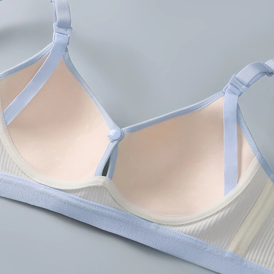 Soft Support Nursing Bra – Front-Open, Wire-Free, Comfortable Bralette for Pregnancy & Breastfeeding