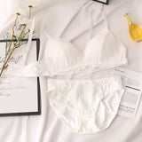 Sinvera Lace Push-Up Bra & Panty Set – Embroidered Plus Size Lingerie (ABC Cup)