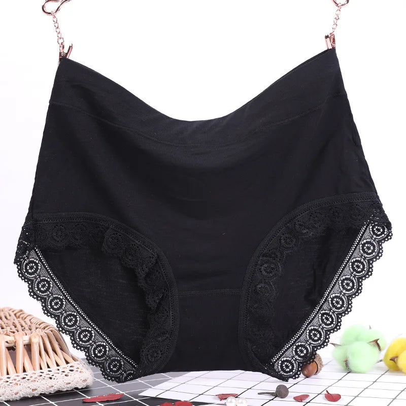 Sinvera Plus Size Modal Panties – Breathable High Waist Briefs for Curvy & Mature Women (Up to 120kg)