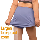 Sinvera Plus Size 8XL Leak-Proof Menstrual Panties – High Waist, Breathable, Heavy Flow Period Underwear for Women