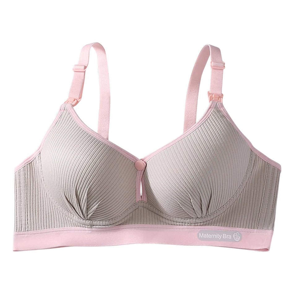 Soft Support Nursing Bra – Front-Open, Wire-Free, Comfortable Bralette for Pregnancy & Breastfeeding