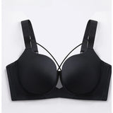 Sinvera Plus Size Seamless Push-Up Bra – Full Coverage, Wireless, Anti-Sagging Comfort Support