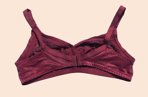Sinvera Plus Size Lace Full Cup Bra – Wireless, Ultra-Thin, Supportive & Comfortable (85–110C)
