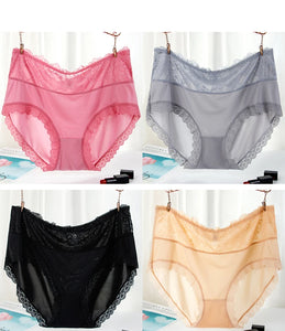 Sinvera 5XL Plus Size Postpartum Cotton Panties – High Waist Comfort Fit for 100–150kg Women