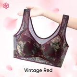 Sinvera Ice Silk Cooling Lace Bralette – Seamless, Breathable, Wireless Comfort for Everyday Wear (S-6XL)