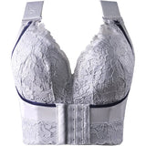 Sinvera Seamless Front Closure Push-Up Bra – Plus Size, Wireless, Comfortable Lift Support for Everyday Wear
