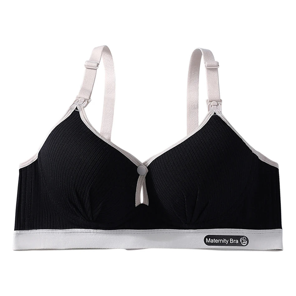 Soft Support Nursing Bra – Front-Open, Wire-Free, Comfortable Bralette for Pregnancy & Breastfeeding