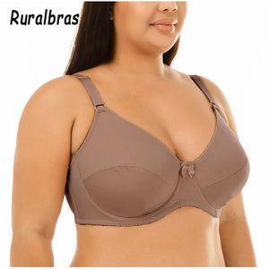 Sinvera™ SupportFit – Large Size Underwire Bra with Thin Non-Padded Cups | C–D Cup Comfort Series (C21)