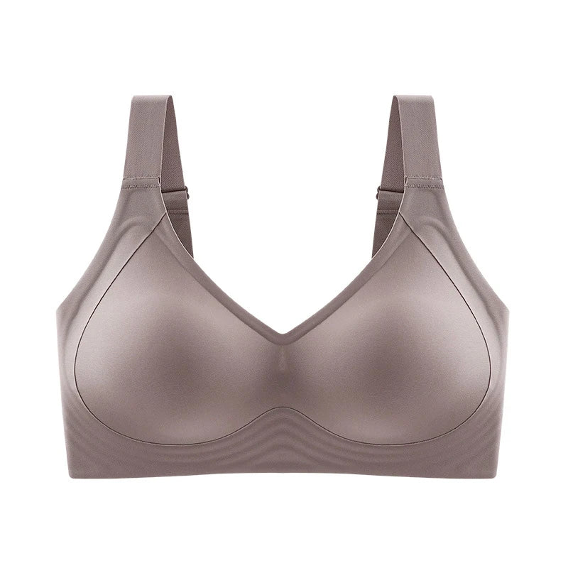 Sinvera Seamless Wireless Plus Size Bra – Ultra-Comfort Bralette for Women M to 6XL