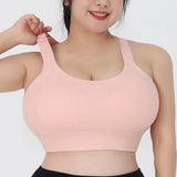 Sinvera Ultra Support Plus Size Sports Bra – 5XL High Impact Wireless Gym Bralette for Curvy Women