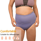 Sinvera Plus Size 8XL Leak-Proof Menstrual Panties – High Waist, Breathable, Heavy Flow Period Underwear for Women