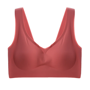 Sinvera Seamless Wireless Sports Bra – Push-Up Support, Plus Size Comfort Fit (M-7XL)