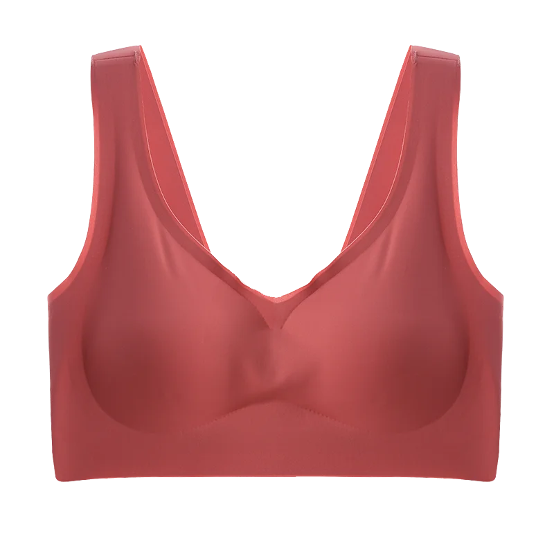 Sinvera Seamless Wireless Sports Bra – Push-Up Support, Plus Size Comfort Fit (M-7XL)
