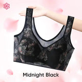 Sinvera Ice Silk Cooling Lace Bralette – Seamless, Breathable, Wireless Comfort for Everyday Wear (S-6XL)