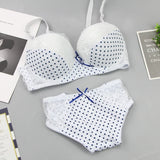 Plus Size Lace Push-Up Bra & Panty Set – Padded BCDE Cup Lingerie for Women