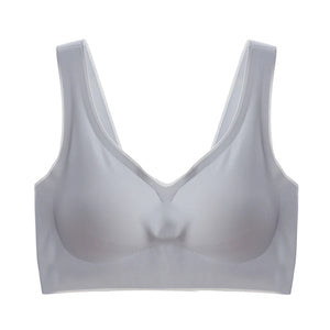 Sinvera Seamless Wireless Sports Bra – Push-Up Support, Plus Size Comfort Fit (M-7XL)