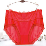 Sinvera 5XL Plus Size Postpartum Cotton Panties – High Waist Comfort Fit for 100–150kg Women